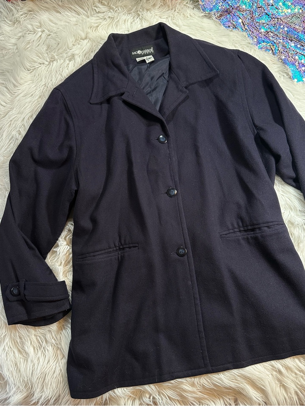 Vintage • Sag Harbor Woman Plus Size Vintage Wool Jacket